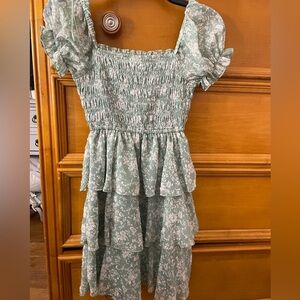 saige green summer/spring dress